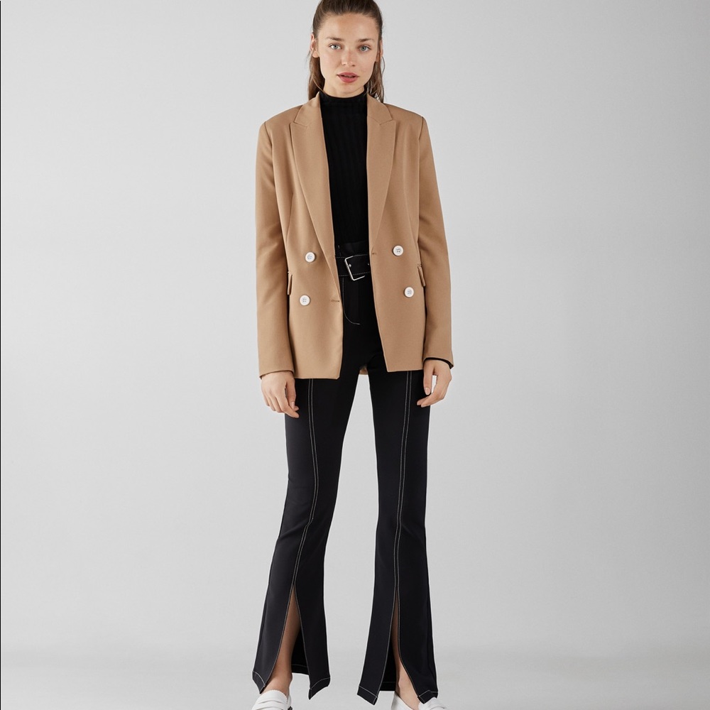 Bershka Nude Blazer Size Small